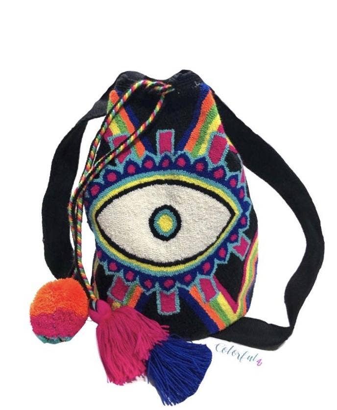 Colorful 4U - Wholesale Crossbody Bag - Women's - Evil Eye Bohemian Bag | Boho Bag for summer9