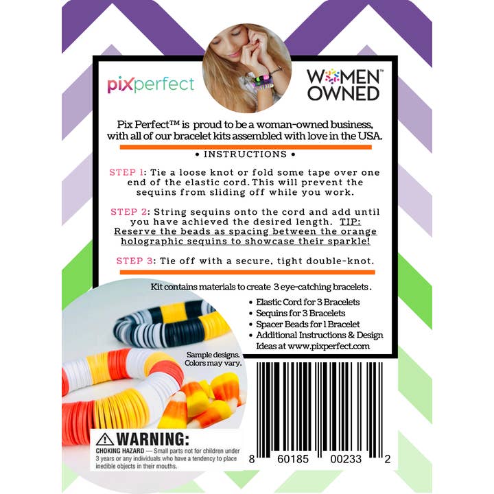 Pix Perfect - Wholesale DIY Jewelry - Kids - D.I.Y. Bracelet Kit - Halloween Edition5