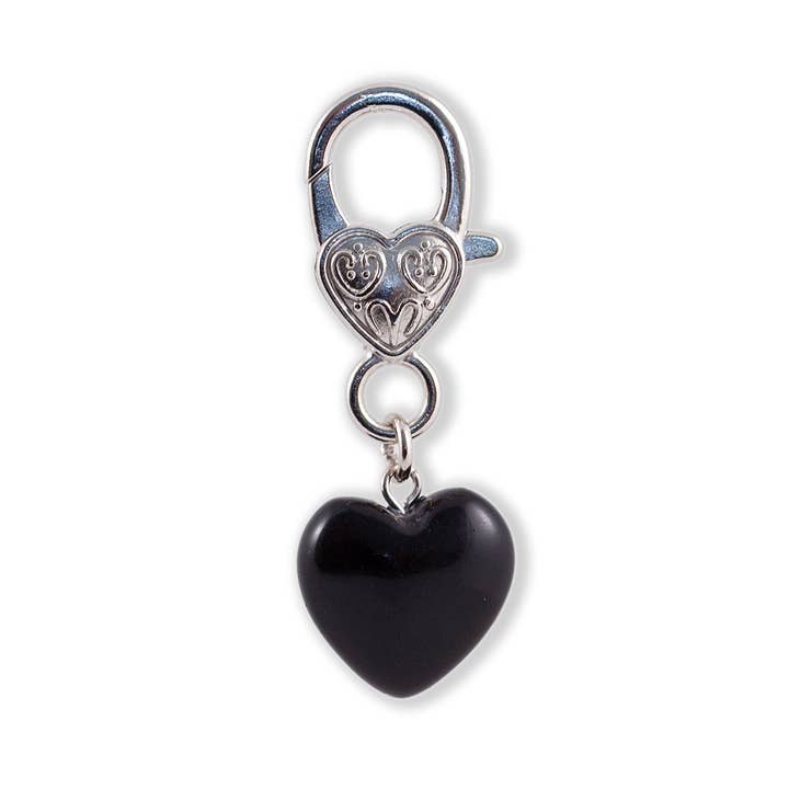 Crystal Pet Love - Wholesale Pet Collar Charm - Cat/Dog - Clarity Black Obsidian Pet Pendant for Crystal Support2