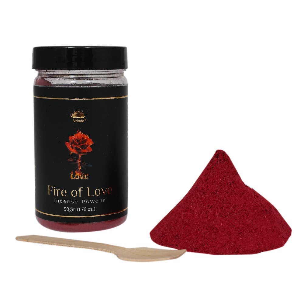 Vrinda - Wholesale Incense - Fire of Love  Incense Powder 50gm0