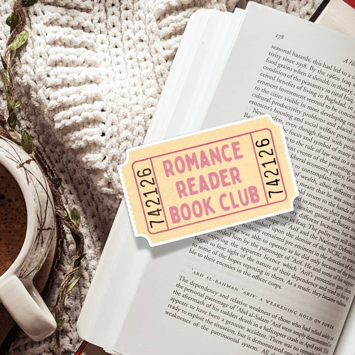 Pretty Pages - Wholesale Sticker - Romance Reader Book Club | Sticker1