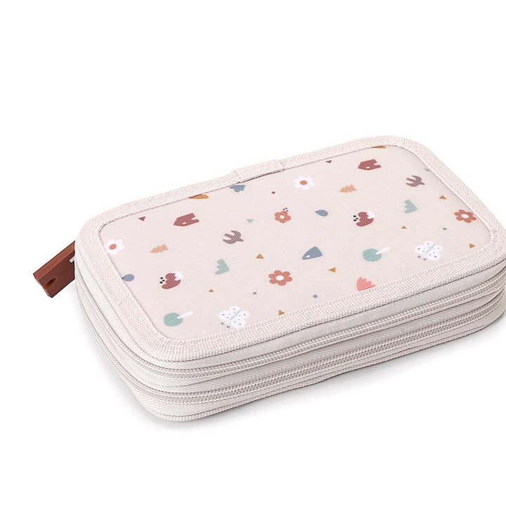 Trousse Double Géométrique Nature pour la vente par Tutete