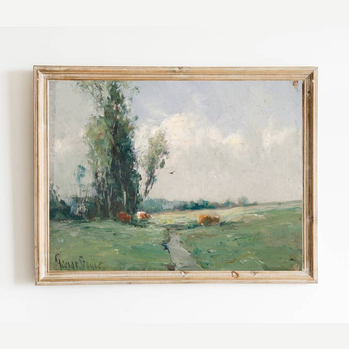 Sea to Skye - Wholesale Art Print - Landscape with a Stream Antique Art Print0