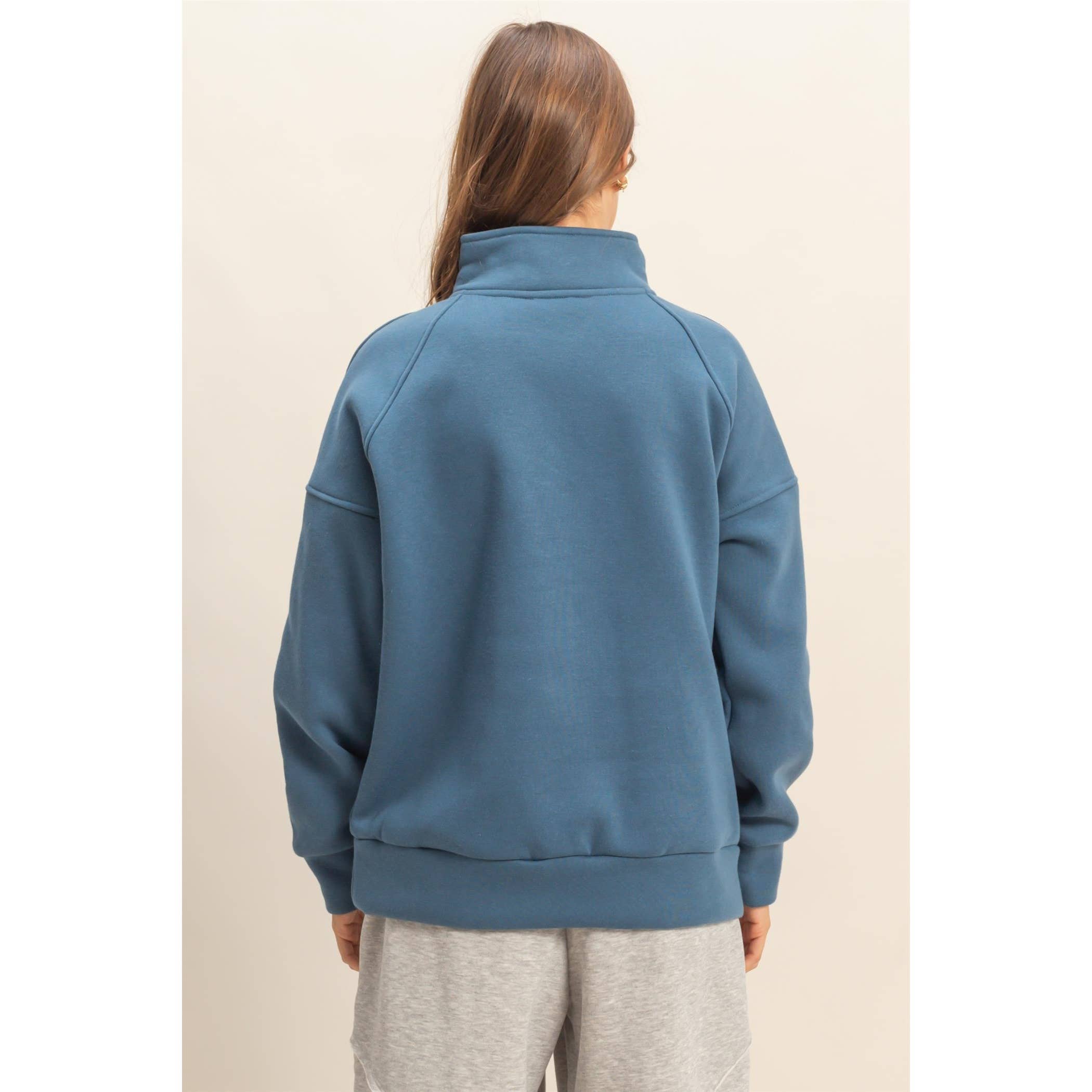 HYFVE – wholesale Sweatshirt – Women's – Snow Garment Wash Quarter Zip Pullover6