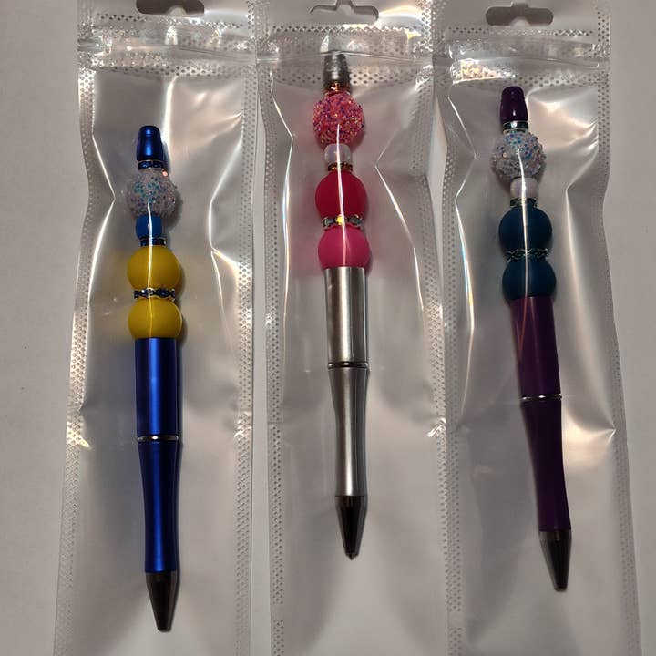 Clover Garden Crafts - Wholesale Pen - Beaded Pen with A Sparkling Eye-catching Focal Bead5