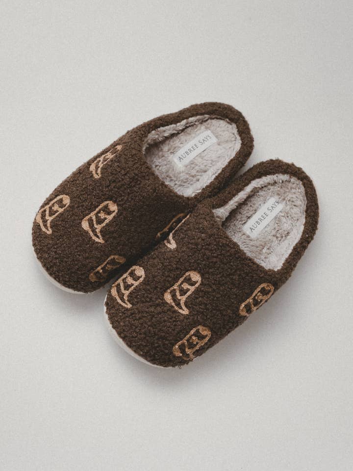 Mini Boot Slippers for wholesale by Aubree Says