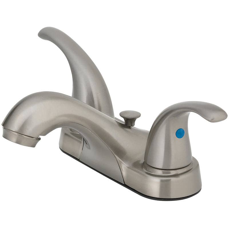 Everyday Supply Co - Wholesale Kitchen Tool/Gadget - OakBrook Brushed Nickel Pop-up Bathroom Sink Faucet 4"0