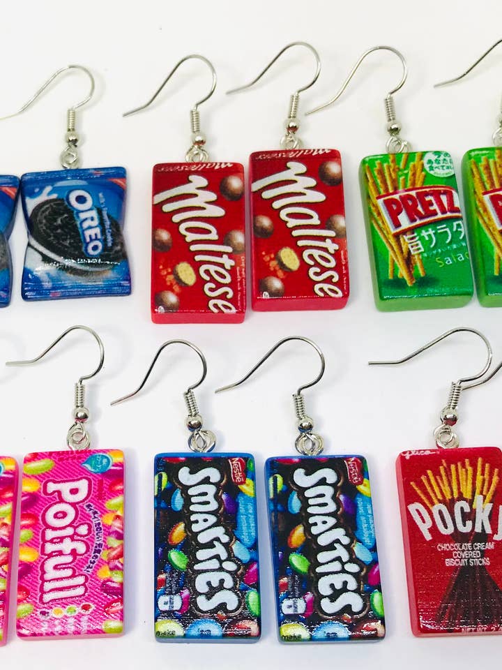 Japanese Pocky Earrings Cookie for wholesale by SimpleNGreat