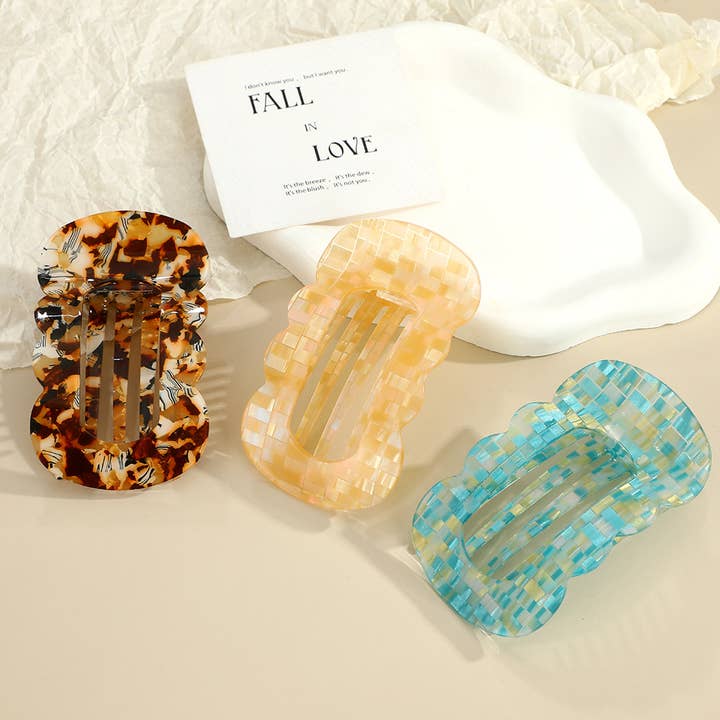 Stijlvolle Haarspelden met Marmer- en Rastertextuur voor wholesale door SoapElenGlen