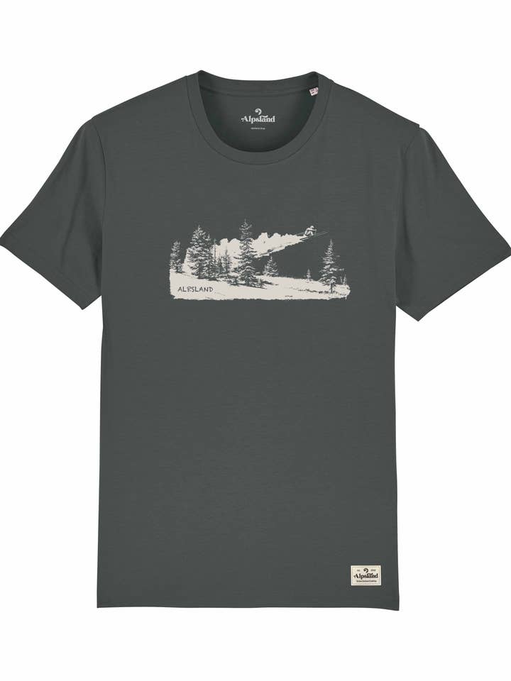 Skisprung Alpsland – Maglietta Premium Organic da Uomo per la vendita all'ingrosso da parte di Alpsland