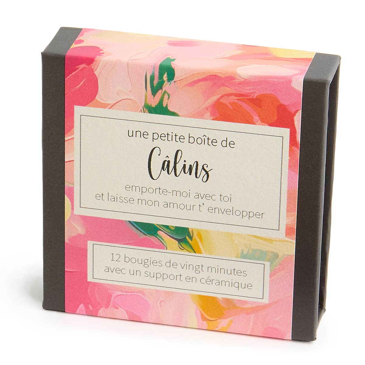 Cotton & Grey – Vela/castiçal cónico por atacado – Uma pequena caixa de Abraços (Abstrato)6