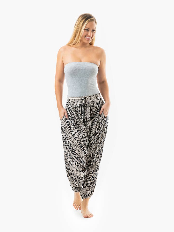 Triangle Tribal Harem Pants by Buddha Pants for wholesale by Buddha Pants