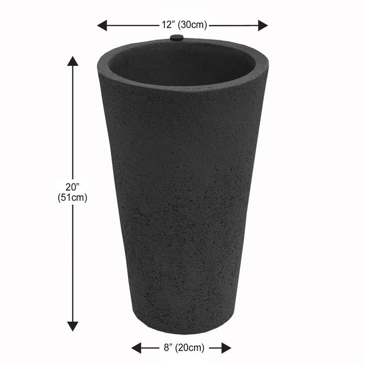20" Tall Crete Planter for wholesale by Algreen