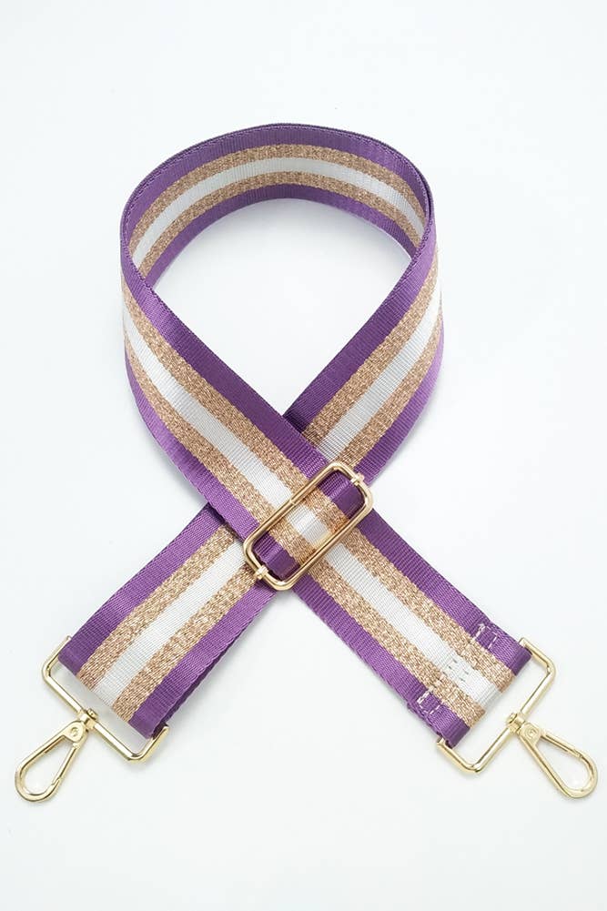 Hana – wholesale Väskremmar – Dam – Väska med randigt mönster, justerbar rem8