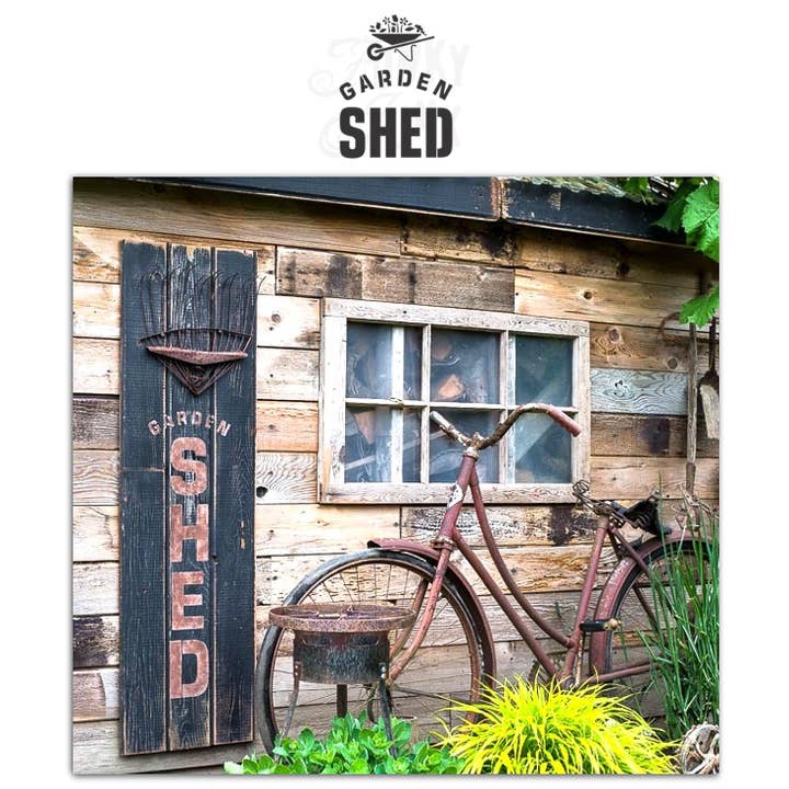 FJ093 Garden Shed - 3 variations for wholesale by Muddaritaville Studio