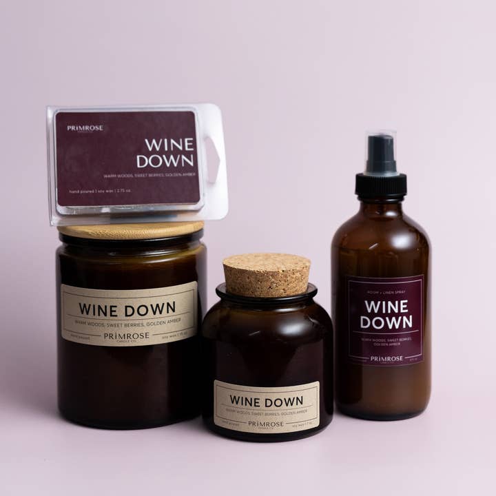 Primrose Candle Company - Wholesale Wax Melt - WINE DOWN WAX MELT