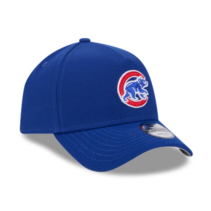 CHICAGO CUBS 9FORTY A-FRAME NEW ERA BLUE SNAPBACK HAT for wholesale by Rat City Sk8 Shop