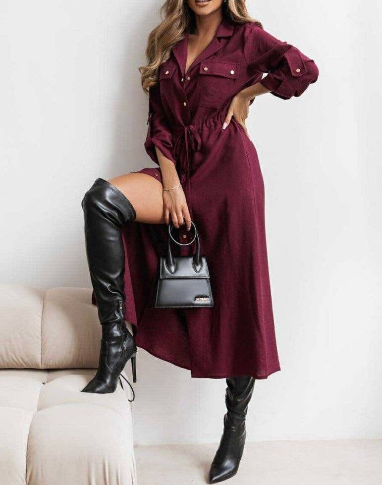 ESTEE BROWN - Venta al por mayor Vestido - Mujer - Vestido camisero largo - 26271