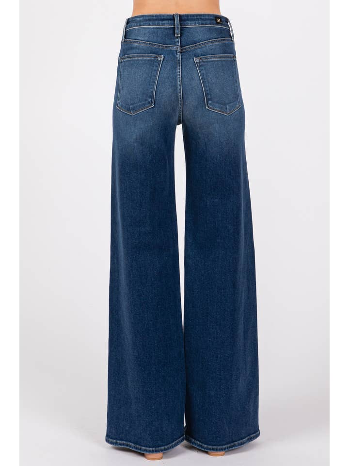 L.T.J Letter to Juliet - Wholesale Jeans - Women's - LP283-D DARK PIPA HIGH RISE SUPERWIDE JEANS2