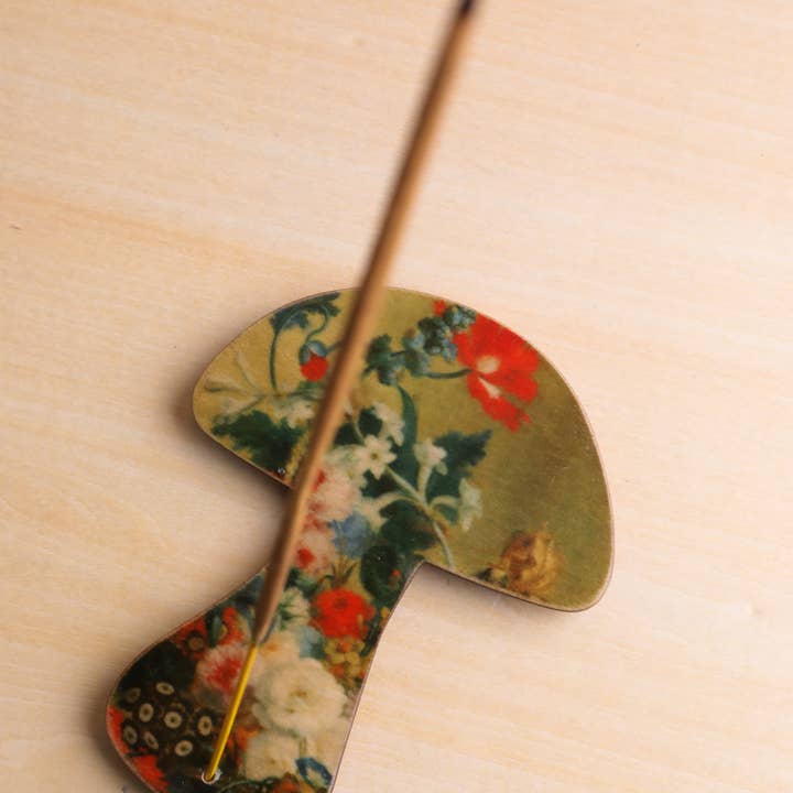 Mushroom Incense Holder for wholesale by Mushroom Menagerie