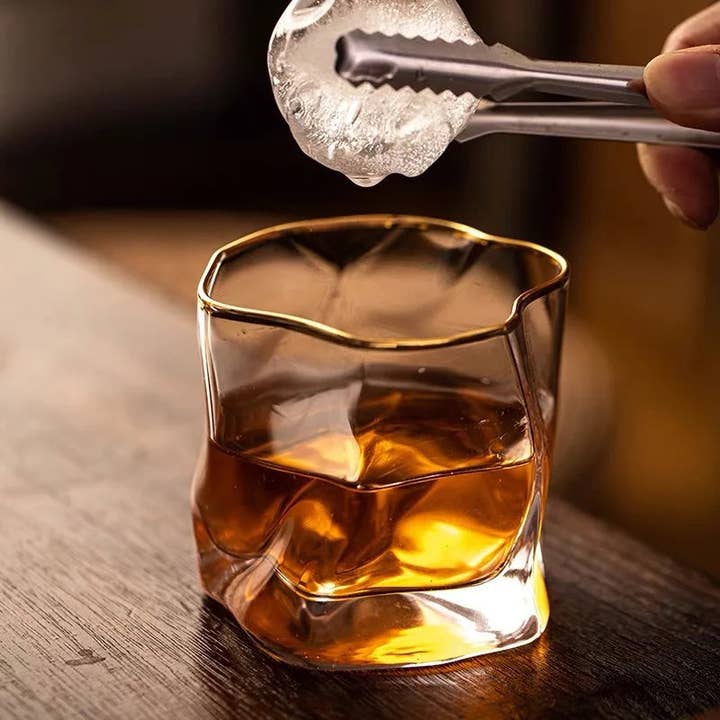 BRECK + FOX - Wholesale Cocktail/Liquor Glass - Textured Whiskey Glasses