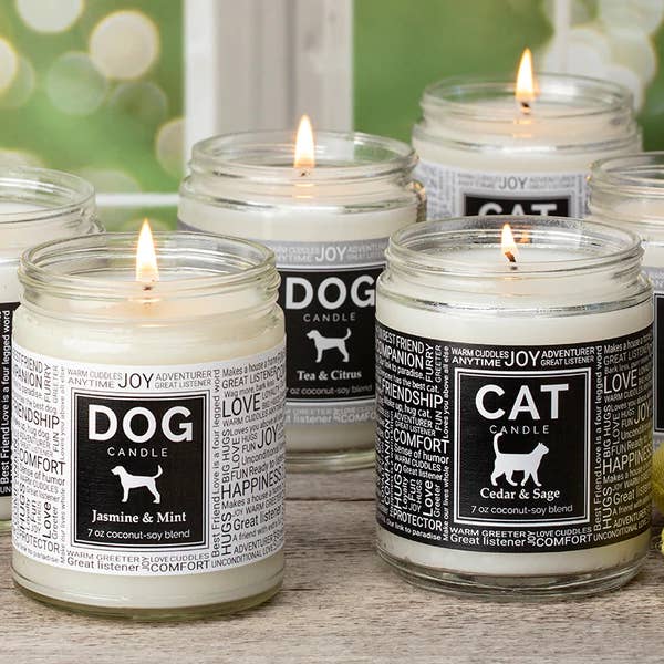 Love That Cat & Dog Candle Collection - Handmade for wholesale by Prosperity Candle