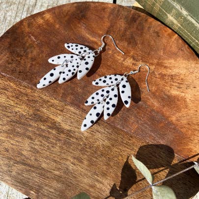 Dot Leaf Dangle for wholesale by Sutton Craft Co