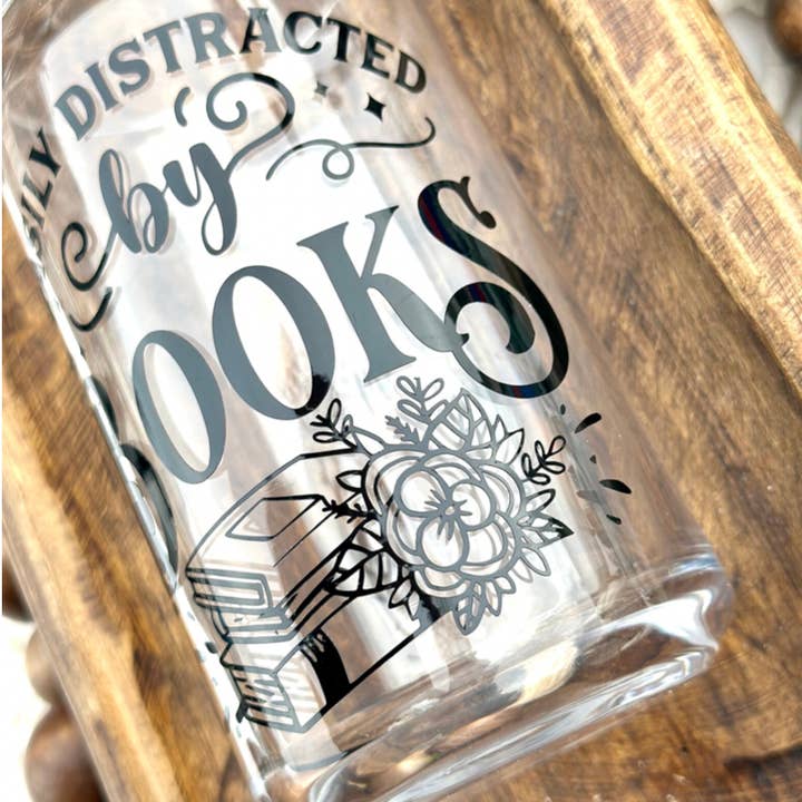 Bonita Bella Creations - Wholesale Drinking Glass/Cup - Book Beer Can Glass 16oz or 20oz