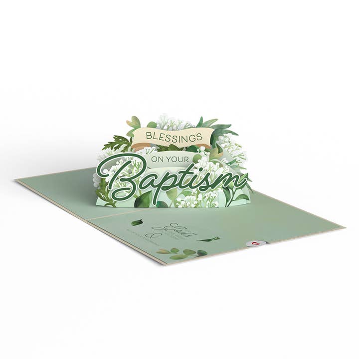 Lovepop Cards - Wholesale Baby Card - Blessings on Your Baptism 5''x7'' Card, Pop-Up Cards6