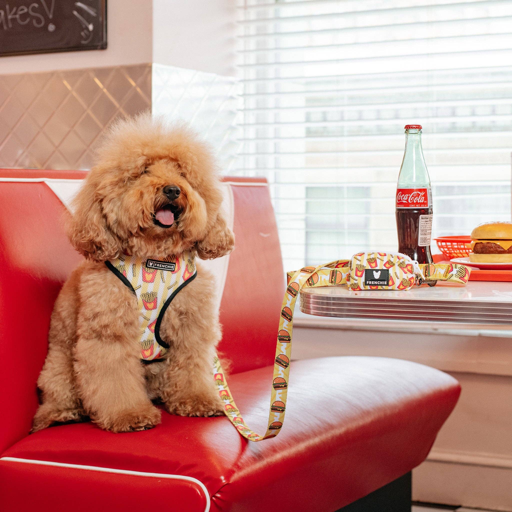 Frenchie - Wholesale Pet Harness - Dog - Frenchie Duo Reversible Harness - Burger N Fries6