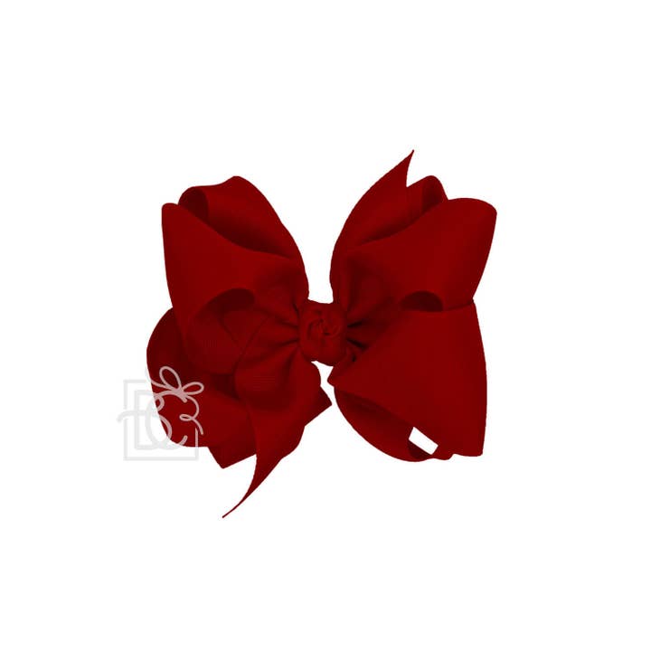 Beyond Creations, LLC - Wholesale Hair Bow - Kids - MULTI-LOOP GROSGRAIN BOW ON CLIP251