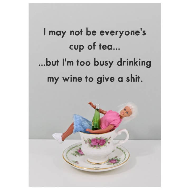 Cup Of Tea | Every Day Greeting Card | Funny for wholesale by Bold & Bright
