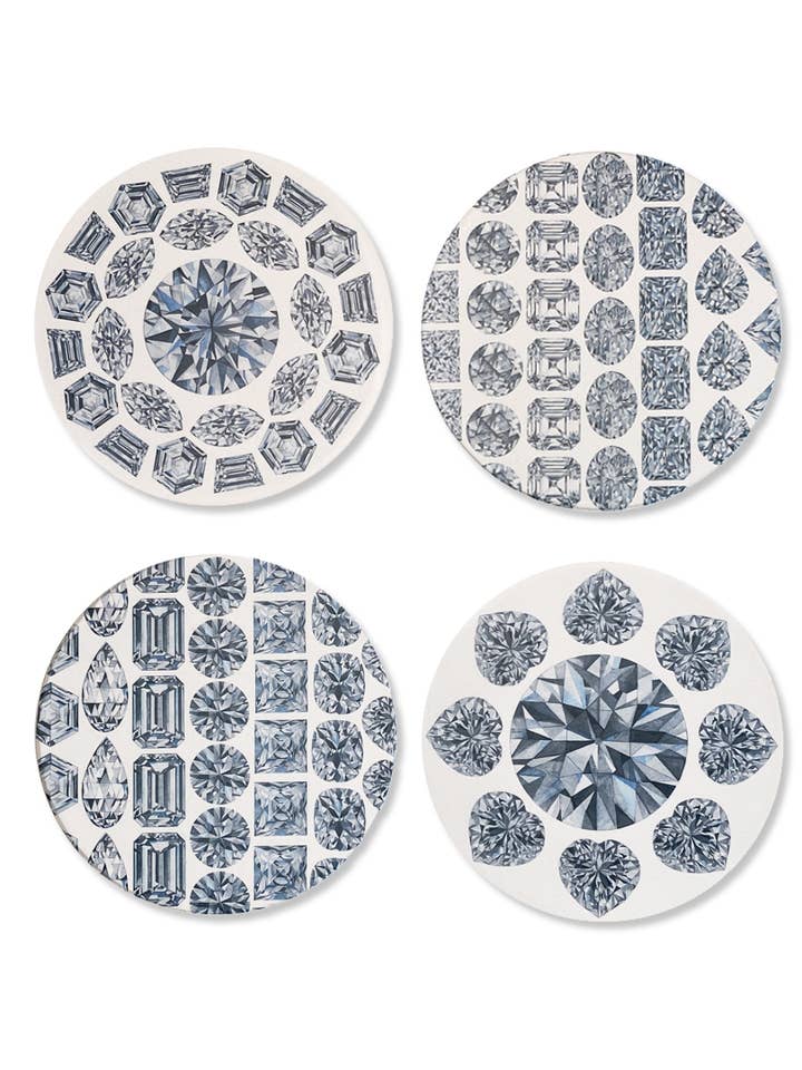 Diamond Coaster set voor wholesale door Juler's Row