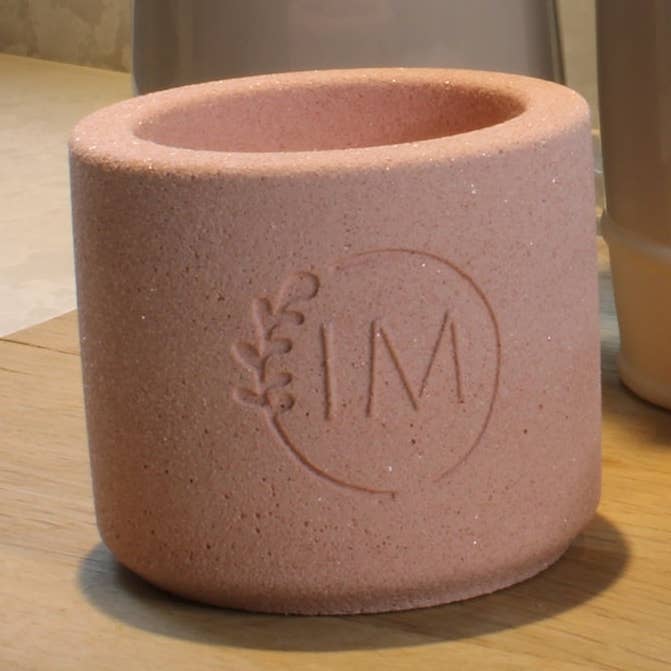 Handmade Petite Pot - Blush - 3 Finishes for wholesale by Isadora May
