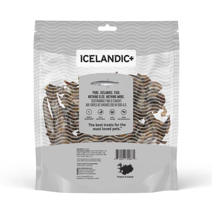 Icelandic+ - Wholesale Pet Treats - Dog - Capelin Whole Fish & Pieces Dog Treats5