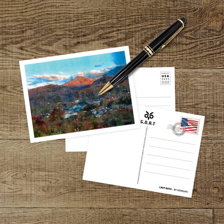 Cartoline, Great Smoky Mountains, Last Rays per la vendita all'ingrosso da parte di G.O.A.T House of Creative