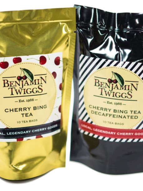 Thé cerise Bing (Pkg noir décaféiné) pour la vente par Benjamin Twiggs