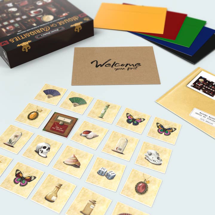 Project Genius - Wholesale Board Game - Madame Medora's House of Curiosities Escape-Room Board Game