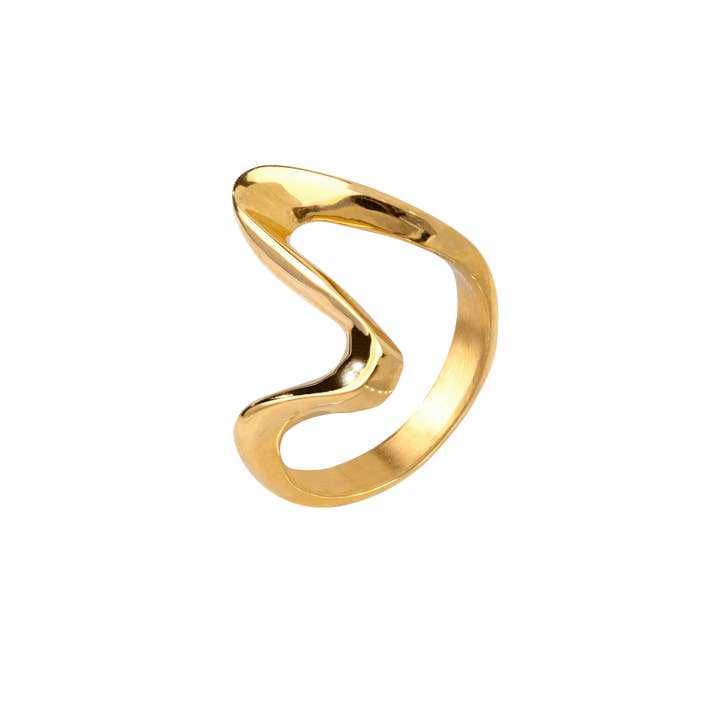 High Tide Ring Gold for wholesale by Schmuckkollektiv GmbH