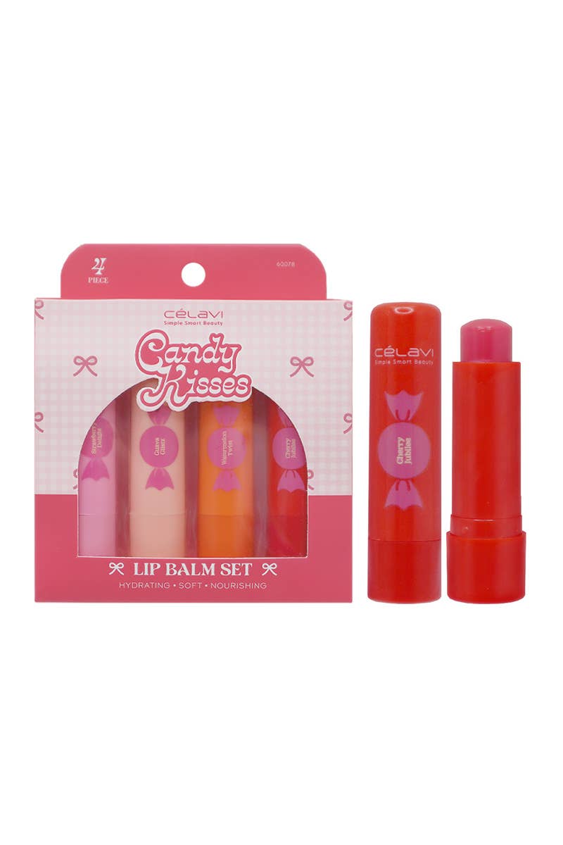 PINEAPPLE Beauty - Wholesale Lip Balm Set - Celavi 60078 Candy Kisses Fruits Lip Balm Set - 12 set0