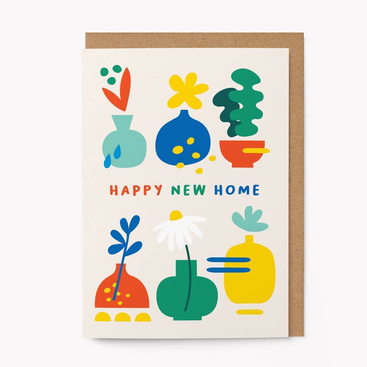 Graphic Factory – Engroshandel Housewarmingkort – Glad nyt hjem - Lykønskningskort