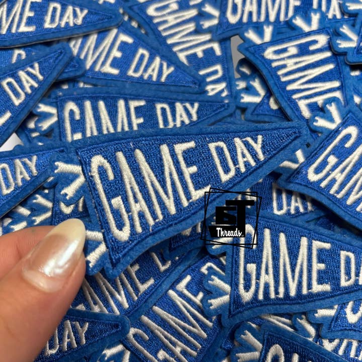 6j Threads LLC - Wholesale Patch - Game Day Pennants....Cap Patches13