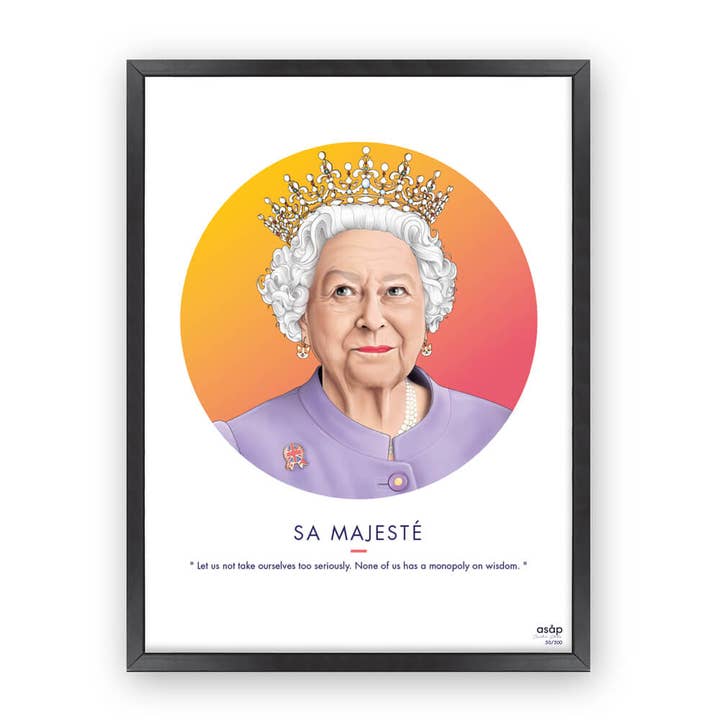 Poster - Her Majesty - 30x40cm for wholesale by ASÅP Creative Studio
