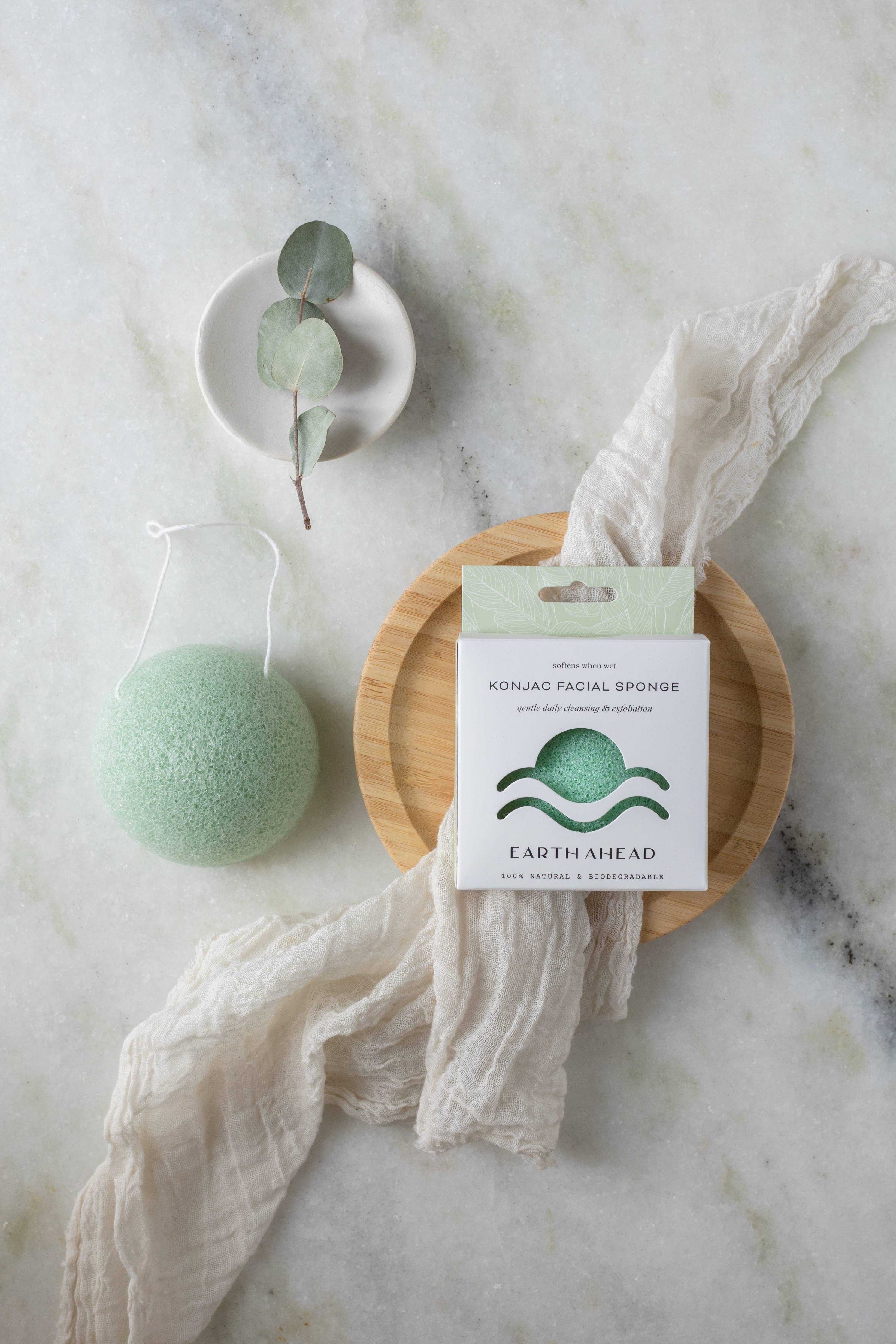 Earth Ahead - Wholesale Facial Cleanser - Natural Konjac Facial Sponge – Gentle Daily Cleanse