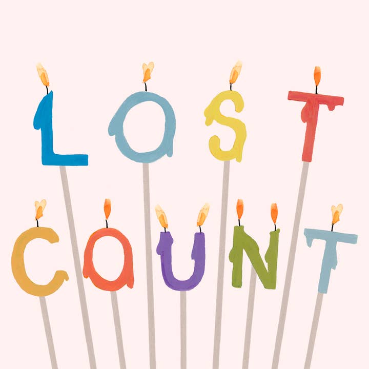 Dear Hancock - Wholesale Birthday Card - Lost Count
