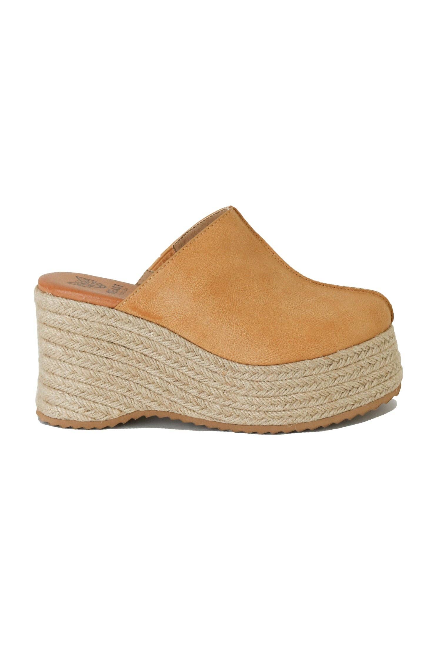 BEAST FASHION - Wholesale Wedges - Women's - NELLIE-01 Round Toe Espadrille Wedge Mule10