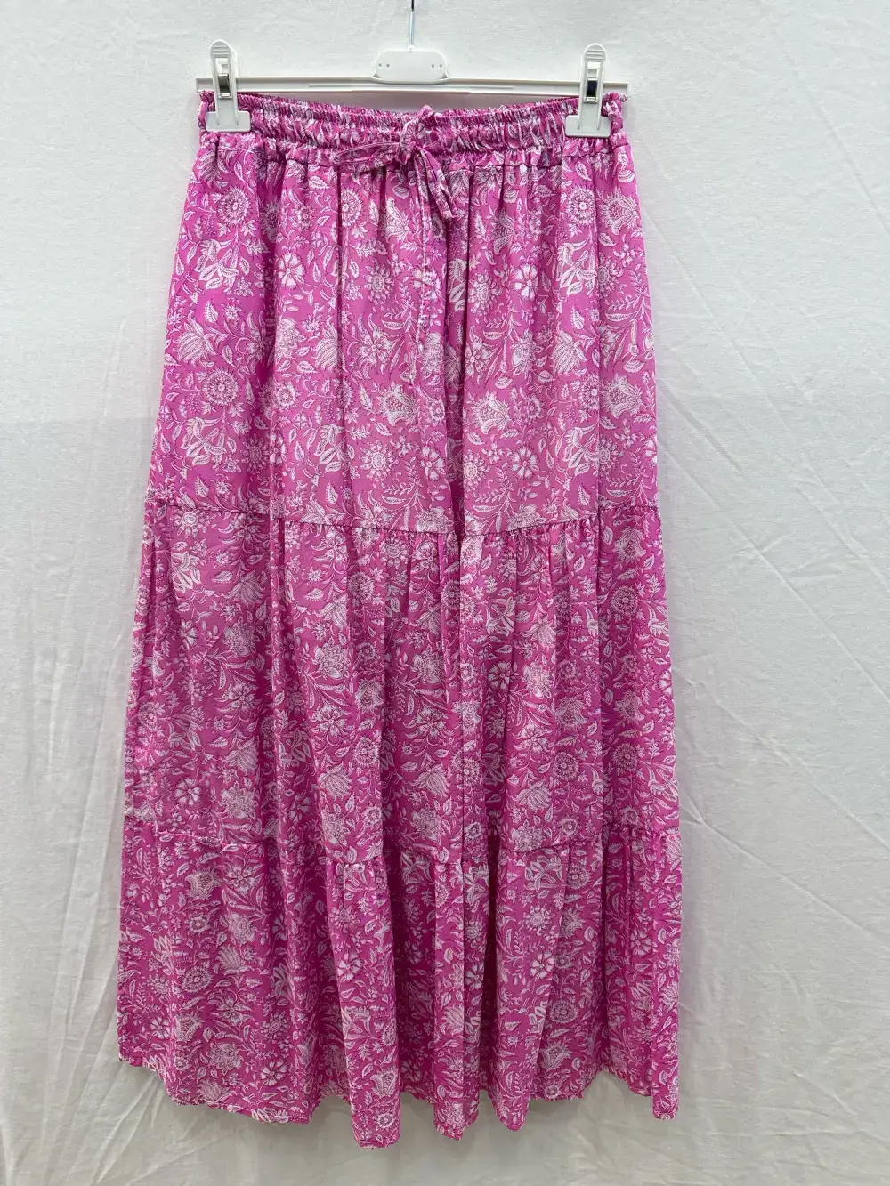 Mimi & Gogo – wholesale Kjol - Dam – Blommig kjol i bomullsvoile13