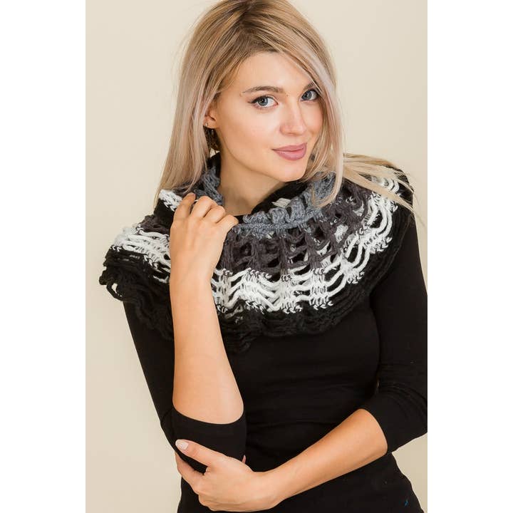 Cap Zone - Vente Écharpe – femme - Écharpes Infinity cousues en toile multicolores2