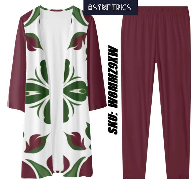 New Asymetrics Women's Long Sleeve Cardigan and Leggings Set for wholesale by E=M/C2