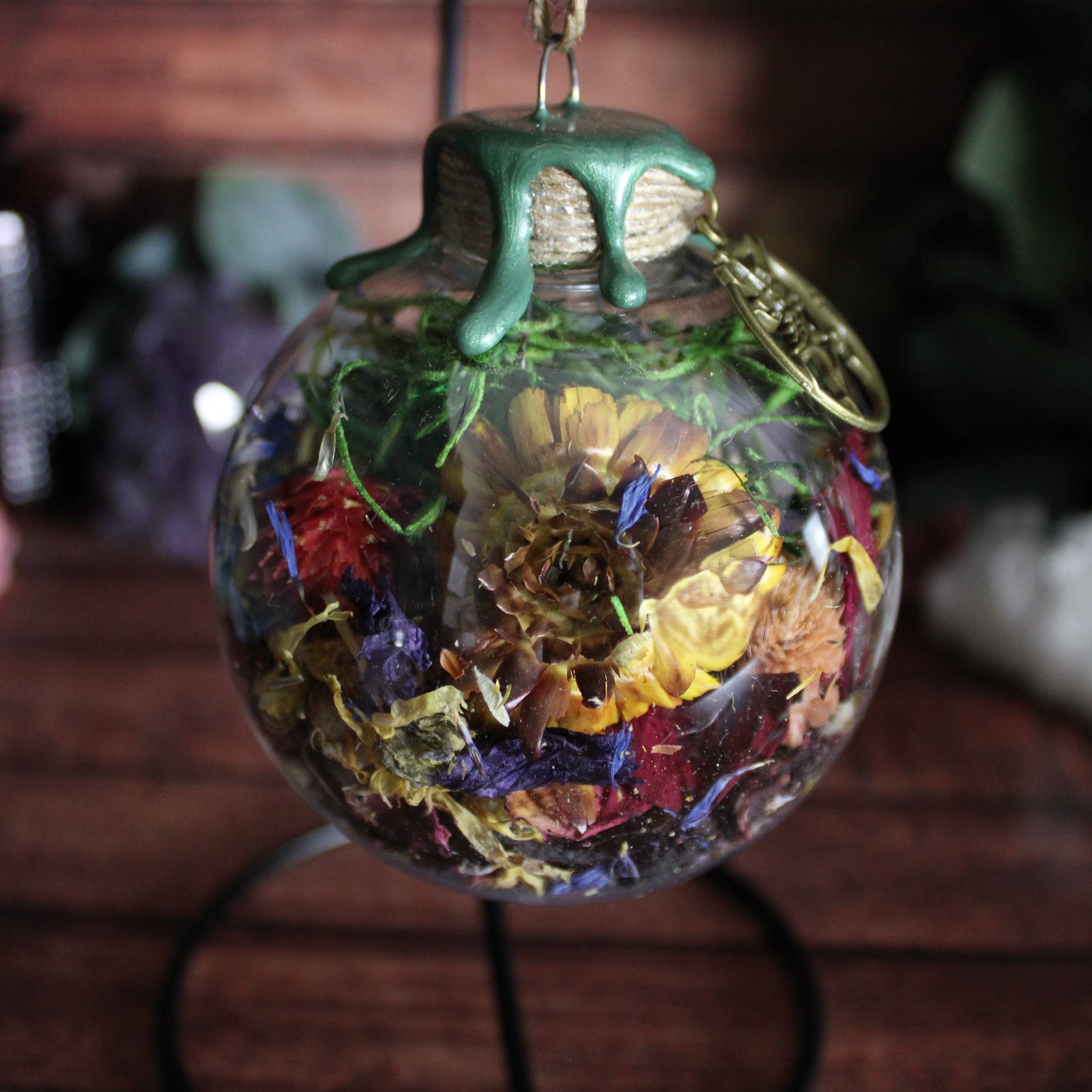 Moondust and Raven - Wholesale Amulet - Moon Fairy Witch Ball, Witchy Decor, Altar Decor, Fairycore4